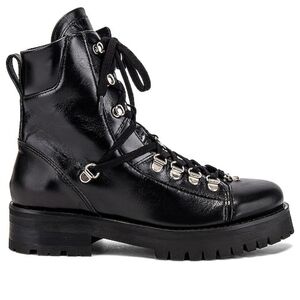 The Coolest Combat Boots all leather Franka boots by all saints us size 10(uk 8)